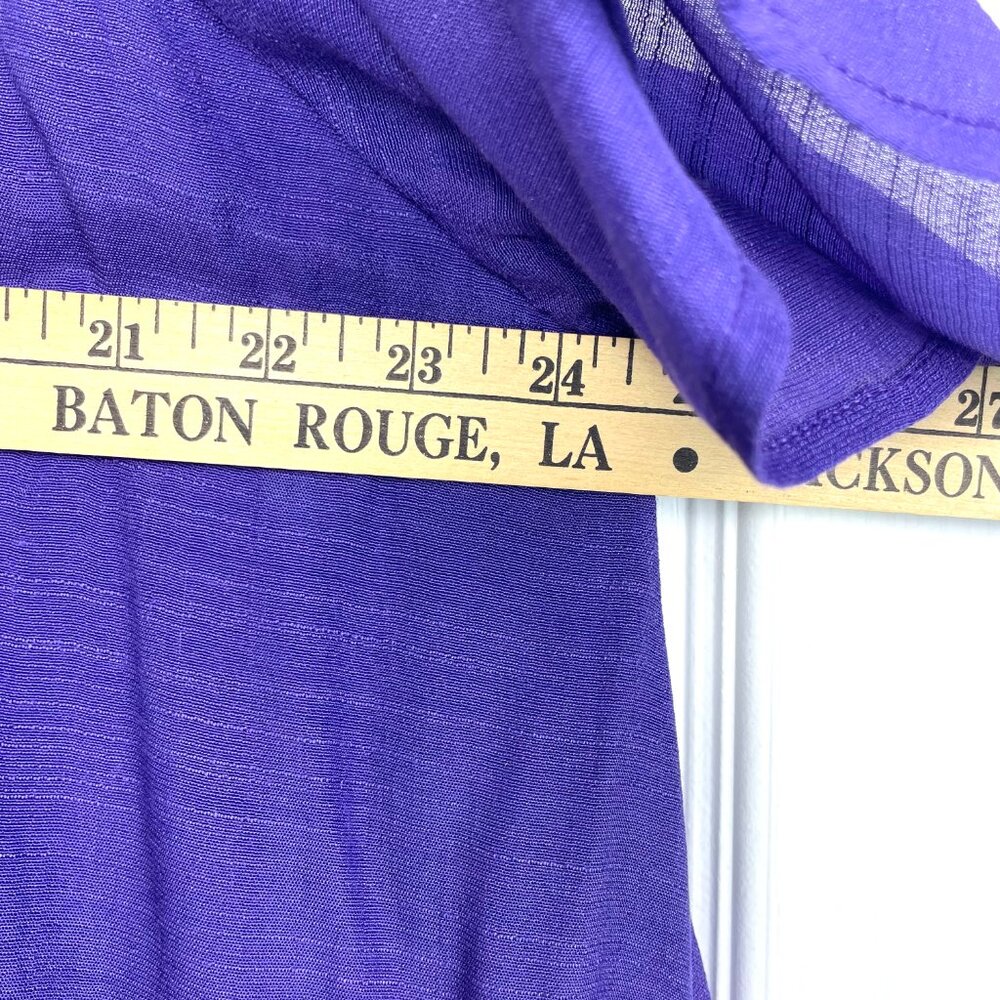 Hilo Hattie Boutique Purple Boho Oversized Dress One Size /Plus Made In Hawaii - Picture 10 of 10